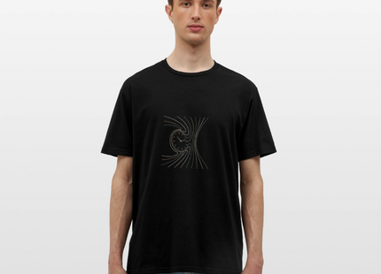Time Dilation Flow – Die Verzerrung der Zeit stilvoll visualisiert - Männer T-Shirt - Schwarz