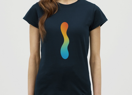 pH Gradient – Farbe als chemische Wahrheit - Frauen T-Shirt - Navy
