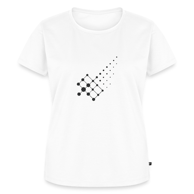 Diffusion Geometry – Die stille Bewegung der Materie - Frauen T-Shirt - Weiß