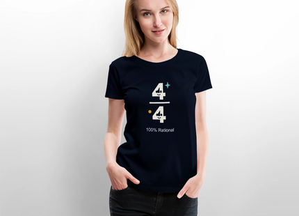 100% Rational - Frauen T-Shirt - Navy