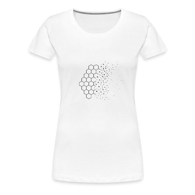 Entropy Drift – Ordnung, die entgleitet - Frauen Premium T-Shirt - Weiß