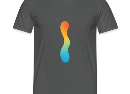 pH Gradient – Farbe als chemische Wahrheit - Männer T-Shirt - Anthrazit