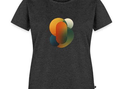 Color of Chemistry – Die Pigmente der Wissenschaft - Frauen Premium T-Shirt - Anthrazit meliert
