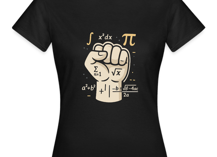 Mathe statt Faust - Frauen T-Shirt - Schwarz