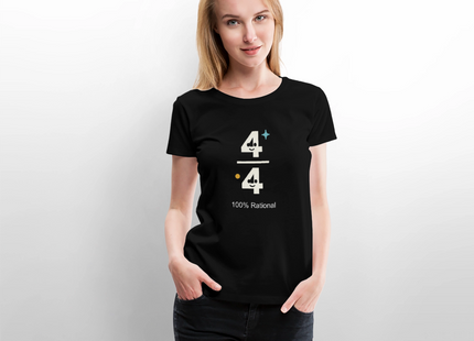 100% Rational - Frauen T-Shirt - Schwarz
