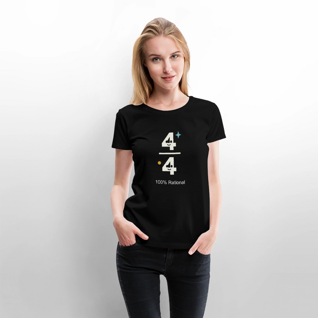 100% Rational - Frauen T-Shirt - Schwarz