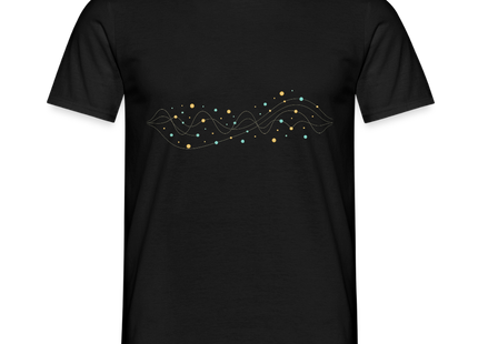 Photon Stream – Die Eleganz des Lichts in Bewegung - Männer T-Shirt - Schwarz