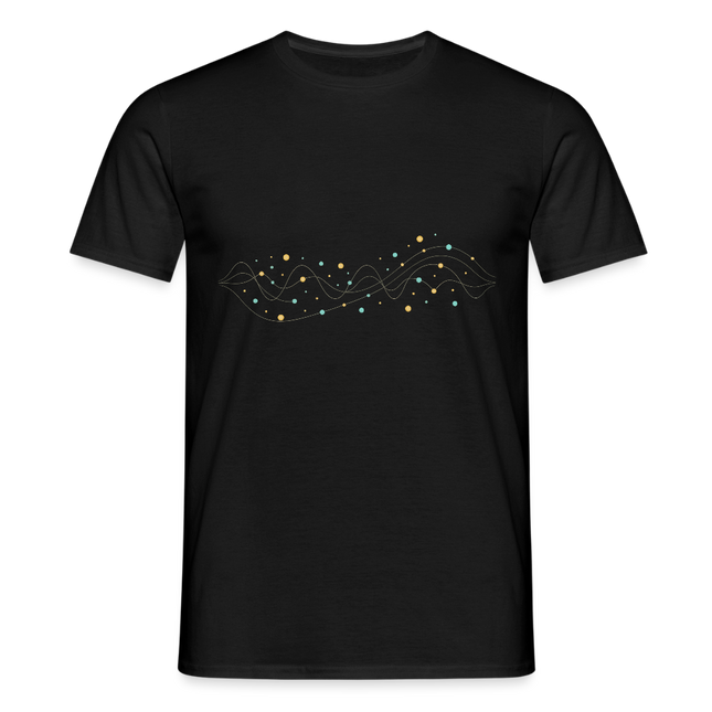 Photon Stream – Die Eleganz des Lichts in Bewegung - Männer T-Shirt - Schwarz