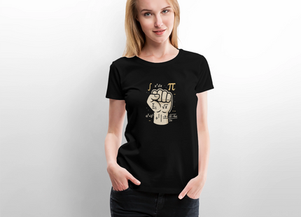 Mathe statt Faust - Frauen T-Shirt - Schwarz