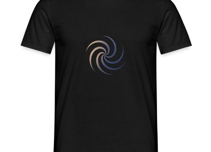 Spiral Geometry – Ordnung im Kosmos - Männer T-Shirt - Schwarz