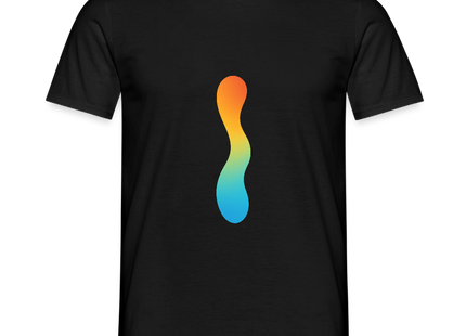 pH Gradient – Farbe als chemische Wahrheit - Männer T-Shirt - Schwarz