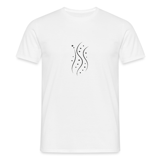 Valence Flow – Die Dynamik der Bindung - Männer T-Shirt - Weiß