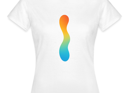 pH Gradient – Farbe als chemische Wahrheit - Frauen T-Shirt - Weiß
