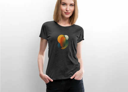 Color of Chemistry – Die Pigmente der Wissenschaft - Frauen Premium T-Shirt - Anthrazit meliert