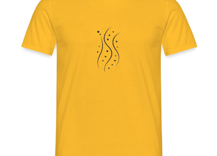 Valence Flow – Die Dynamik der Bindung - Männer T-Shirt - Gelb