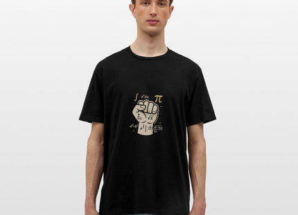 Mathe statt Faust - Männer T-Shirt - Schwarz