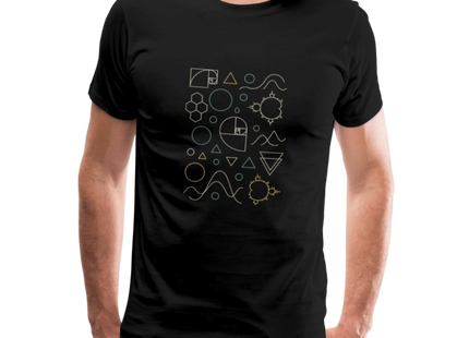 🎨 I See Patterns – Männer Premium T-Shirt - Schwarz