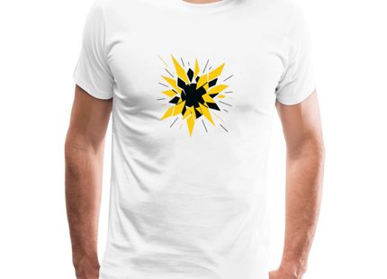 Radioactive Fragmentation – Ordnung im Zerfall - Männer Premium T-Shirt - Weiß