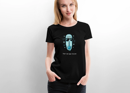 Absolute Zero — Can’t Get Any Cooler - Frauen T-Shirt - Schwarz