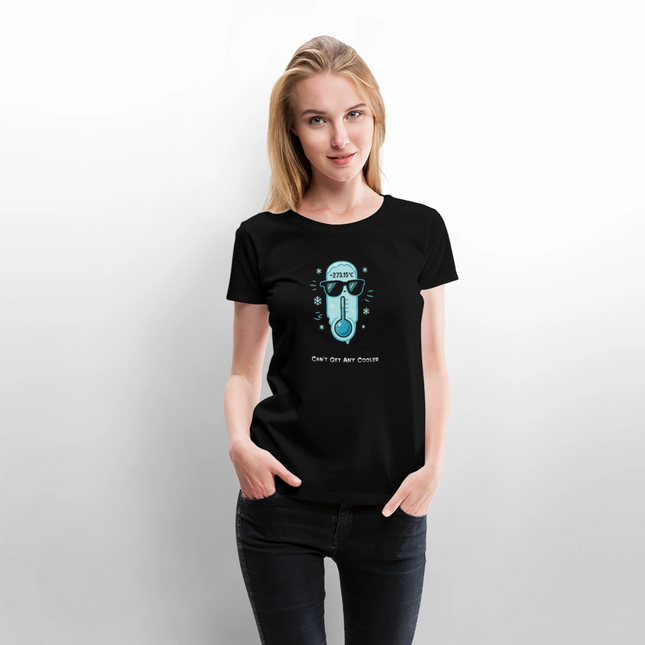 Absolute Zero — Can’t Get Any Cooler - Frauen T-Shirt - Schwarz