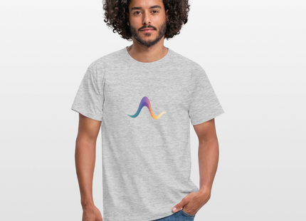 Reaction Pathway Flow – Der Weg der Veränderung - Männer T-Shirt - Grau meliert