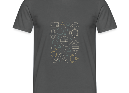 🎨 I See Patterns – Männer T-Shirt - Anthrazit