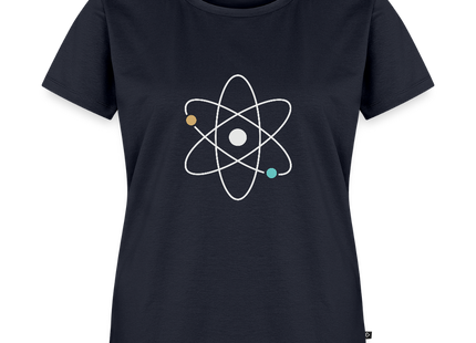 Atom Geometry – Die Ästhetik der kleinsten Bausteine - Frauen T-Shirt - Navy