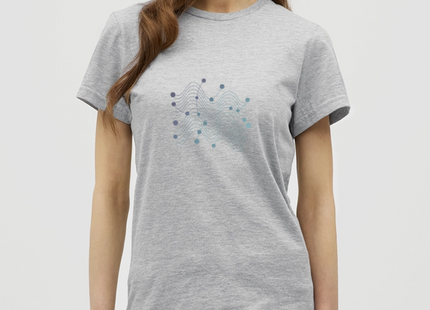 Molecular Rhythm – Wissenschaft im Takt des Lebens - Frauen T-Shirt - Grau meliert