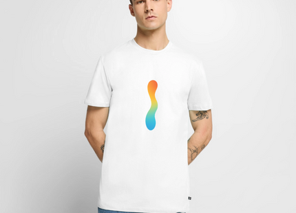 pH Gradient – Farbe als chemische Wahrheit - Männer T-Shirt - Weiß