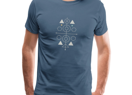 Symmetry is Everything - Männer Premium T-Shirt - Blaugrau