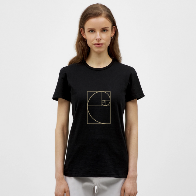 Golden Ratio / Goldener Schnitt - Frauen T-Shirt - Schwarz