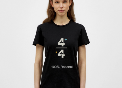 100% Rational - Frauen T-Shirt - Schwarz