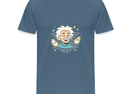 Physics — It’s All Relative – Einsteins Humor zum Anziehen - Männer Premium T-Shirt - Blaugrau