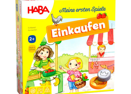 HABA Meine ersten Spiele – Einkaufen – Vorderseite der Originalverpackung