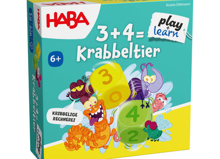 HABA 3 + 4 = Krabbeltier – Rechenspiel ab 6