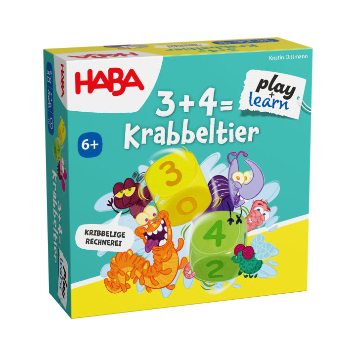 HABA 3 + 4 = Krabbeltier – Rechenspiel ab 6