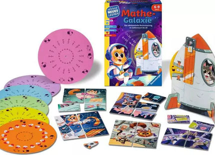 Mathe-Galaxie – Rechenspiel bis 20 ab 6 Jahren – Spielmaterial und Aufbau