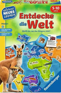Ravensburger Entdecke die Welt – Erdkunde-Lernspiel ab 5 Jahren – Produktansicht