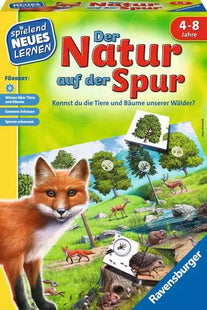 Der Natur auf der Spur – Wald-Lernspiel ab 4 Jahren – Vorderseite der Spielschachtel