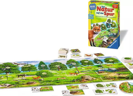 Der Natur auf der Spur – Spielschachtel, Waldspielplan und Karten