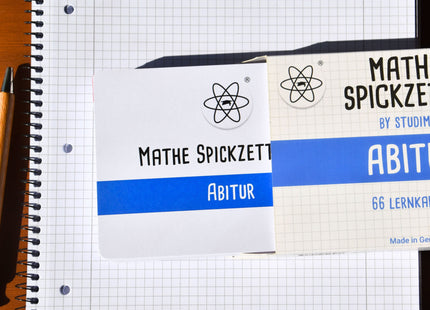 Mathe Spickzettel A6 Pro: Lernkarten für das Abitur - Lernmarktplatz