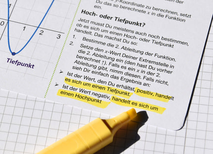 Mathe Spickzettel A6 Pro: Lernkarten für das Abitur - Lernmarktplatz