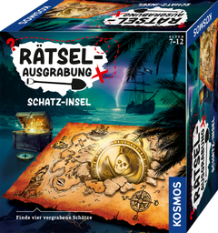 KOSMOS Rätsel-Ausgrabung Schatz-Insel ab 7 Jahren