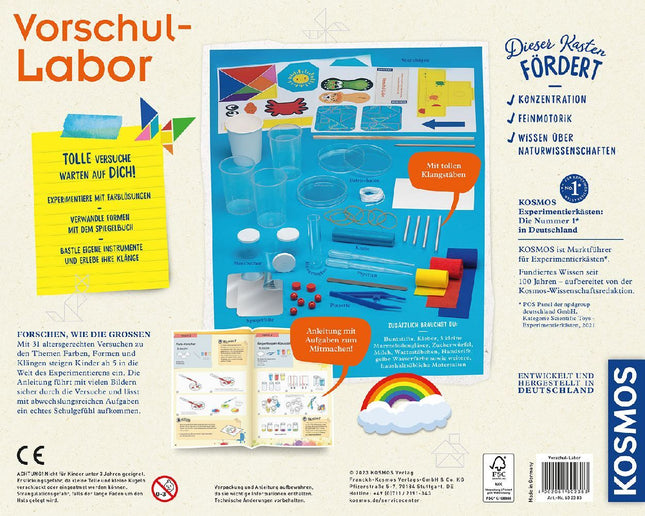 KOSMOS 602383 - Vorschul-Labor, Mint-Experimentierkasten