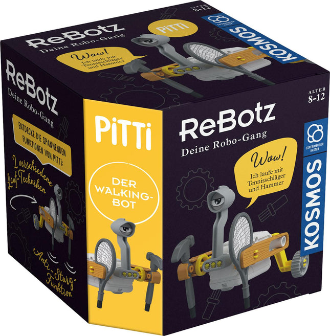 KOSMOS 602581 - Rebotz Pitti der Walking Bot, Roboter bauen - Experimentierkasten