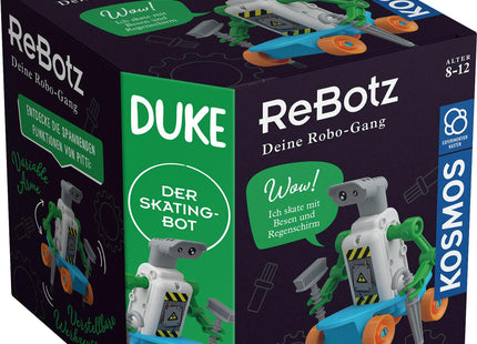 KOSMOS 602598 - Rebotz Duke der Skating Bot, Roboter bauen, Technik - Experimentierkasten