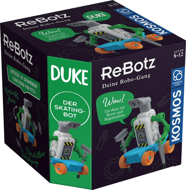 KOSMOS 602598 - Rebotz Duke der Skating Bot, Roboter bauen, Technik - Experimentierkasten