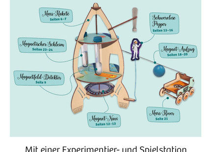 KOSMOS 606077 - Pepper Mint und das Mars-Abenteuer, Magnete, Experimentierkasten