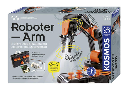 KOSMOS 620028 - Roboter Arm, Modellbausatz, Motoren, Experimentierkasten