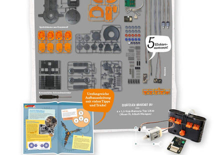 KOSMOS 620028 - Roboter Arm, Modellbausatz, Motoren, Experimentierkasten